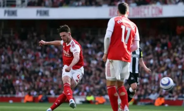Arsenal vượt ải Newcastle nhờ màn trình diễn xuất thần của Declan Rice